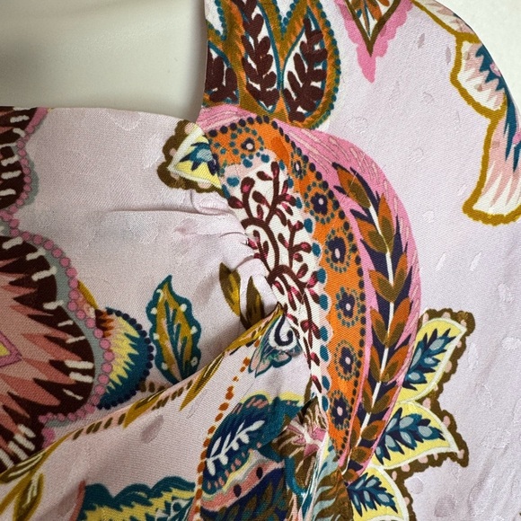 NWT Kachel x Anthropologie Flutter-Sleeve Floral Slip Dress Size 6 fairy girly - Picture 8 of 11